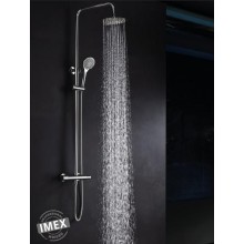 CONJUNTO DE DUCHA TERMOESTÁTICO IMEX- SERIE CRETA