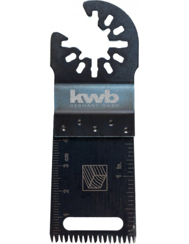 AKKU-TOP Hoja sierra de inmersión, dentado japones,  universal a todas las  multi-herramienta KWB