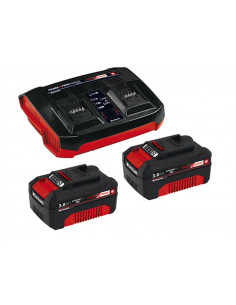 KIT 2 BATTERIES 3.0Ah + PXC CHARGEUR - Power-X-Twincharger 3 A - EINHELL