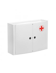 Armoire de pharmacie-toilette croix rouge (46x15,5x32cm) Tatay