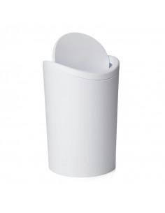 Balde de banheiro basculante standard 6L branco Tatay