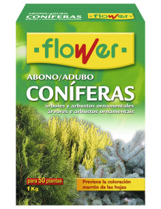 Abono coníferas y arbustos 1Kg Flower