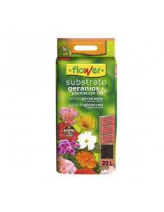 Substrat géraniums et plantes à fleurs 20L | Flower