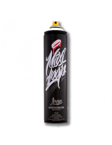 Spray LOOP COLORS | Finition satinée | Maxi Blanc 600 ml | LOOP COLORS