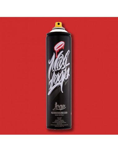 Spray LOOP COLORS | Finition satinée | Maxi Rouge Liverpool 600 ml | LOOP COLORS
