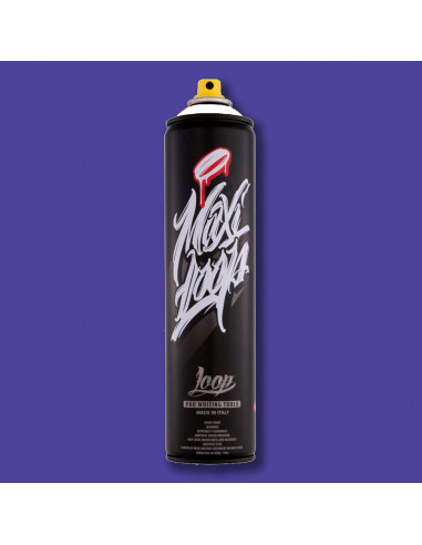 Spray LOOP COLORS | Finition satinée | Maxi Violet Mûre 600 ml | LOOP COLORS