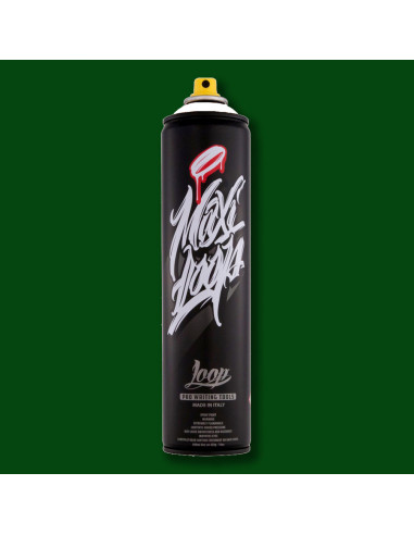 Spray LOOP COLORS | Finition satinée | Maxi Vert Pérouse 600 ml | LOOP COLORS