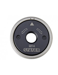 Porca de aperto para qualquer esmerilhadeira com inserto M14 | Stayer