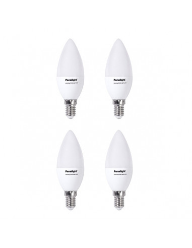 Frost Ampoule 4W (30W) E14 323Lm Lumière Chaude Lot de 4 ECO | LDAHV5L27CFE142EPL-ECO-4x |Panasonic