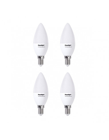 Frost Ampoule 4W (30W) E14 320Lm Lumière Neutre Lot de 4 ECO | LDAHV5L45CFE14EPL-ECO-4x |Panasonic