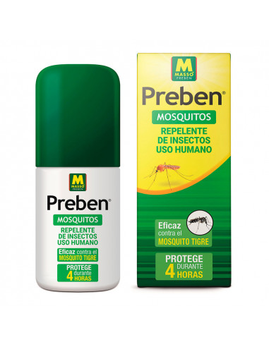 Repelente antimosquitos spray 100ml preben | Masso