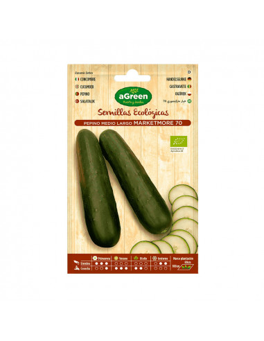 À propos des graines Eco Cucumber Marketmore a ajouté | Agreen |
