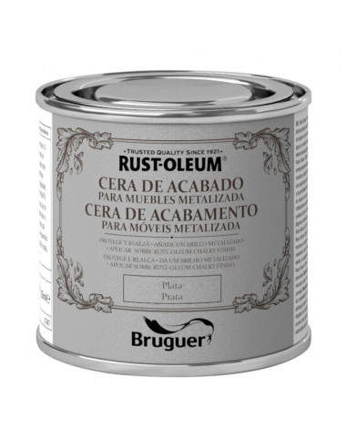Rustoleum chalky finish cera para muebles plata 0,125l 5397504 | Bruguer