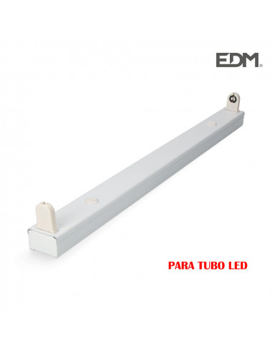 Regleta para 1 tubo led de 9w (eq.18w) 62cm | Edm