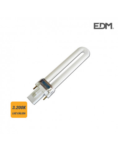 Bomber à faible consommation PL9W 3,200k Lumière chaude 450 lumens | EDM