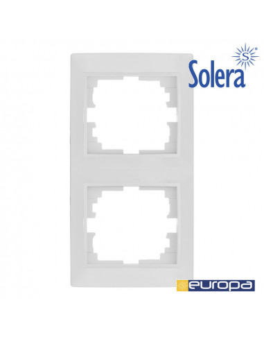 marco vertical para 2 elementos blanco 81x154x10mm.s.europa solera