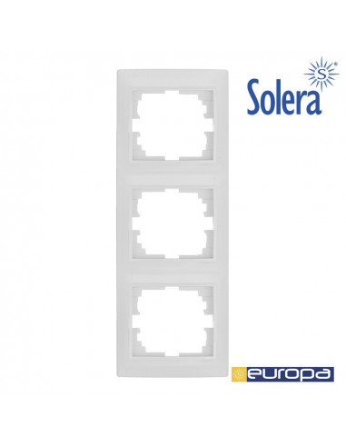 marco vertical para 3 elementos blanco 81x225x10mm s.europa solera