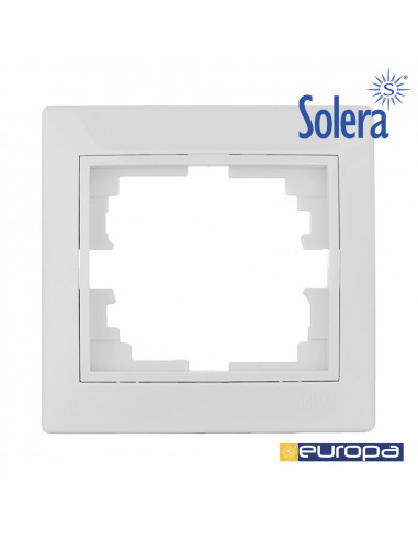 Marco para 1 elemento blanco 83x81x10mm s.europa | Solera