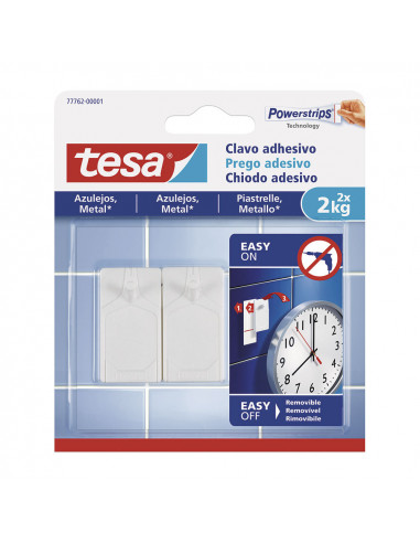 Clavo adhesivo para azulejos hasta 2kg| Tesa