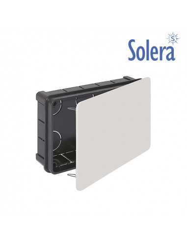 Caja rectangular 160x100x50mm garra metalica | Solera