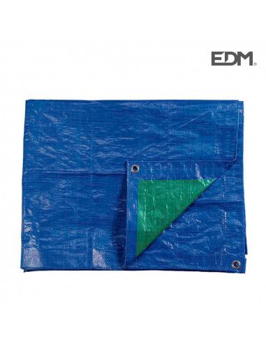 toldo 2x3m doble cara. color azul/verde. densidad 90g/m² edm