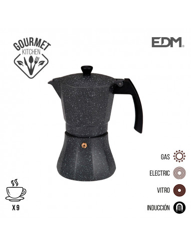 Cafetera de aluminio9 tazas induccion | Edm