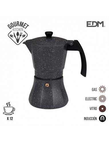 Cafetera de aluminio12 tazas induccion | Edm