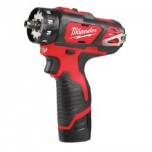 TALADRO ATORNILLADOR 12 V MILWAUKEE M12 BDDX-202C KIT