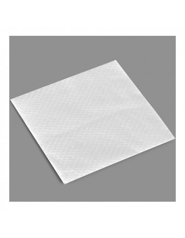 Sac avec 80 serviettes blanches 1 couche 30x30 cm papier