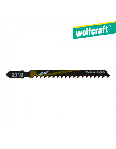 Pack 2 hojas de sierra de calar vástago en t hcs 75mm 2310000 | Wolfcraft