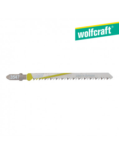 Pack 2 hojas de sierra de calar vástago en t hcs 90mm. 3547000 | Wolfcraft
