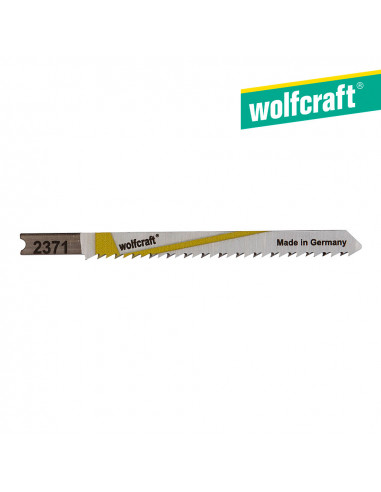 Pack 2 hojas de sierra de calar vástago en u hcs 81mm. 2371000 | Wolfcraft