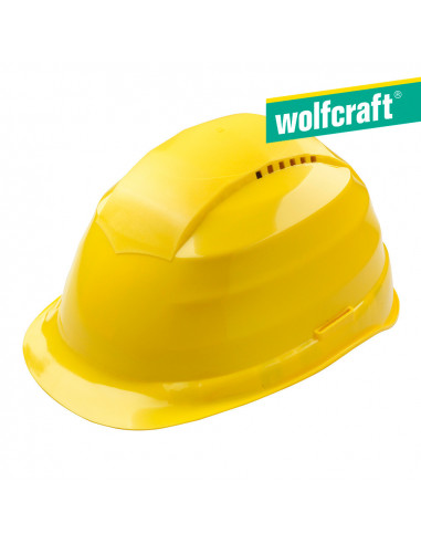 casco protector amarillo. 4853000 wolfcraft