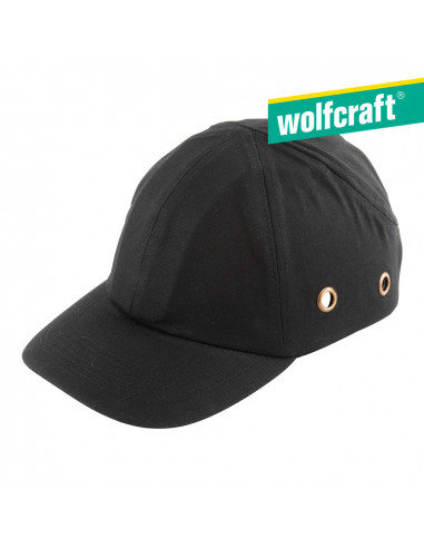 Gorra protectora con casco duro adaptable negra. 4858000| Wolfcraft