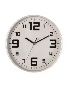 reloj color plata ø30cm