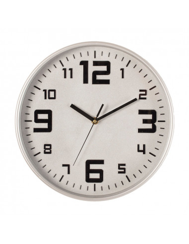 Reloj color plata ø30cm| Atmosphera