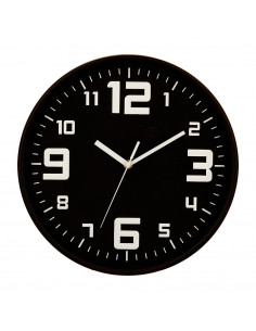 reloj color negro ø30cm