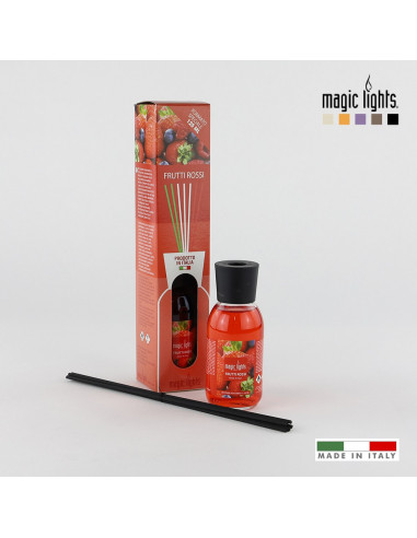 difusor aroma mikado frutos rojos 125ml. magic lights