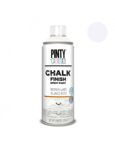 pintura en spray pintyplus chalk 520cc ck788 blanco roto