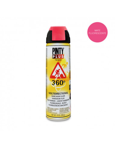 Spray Paint Tech 650cc 360º Red T107 Marker Marker | PINTYPLUS |