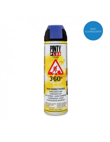 Spray Paint Tech 650cc 360º Blue T118 Marker Marker | PINTYPLUS |