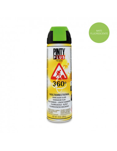Spray Paint Tech 650cc 360º Green T136 Marker | PINTYPLUS |