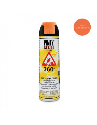 Spray Painting Tech 650cc 360º Orange T143 Marker | PINTYPLUS |