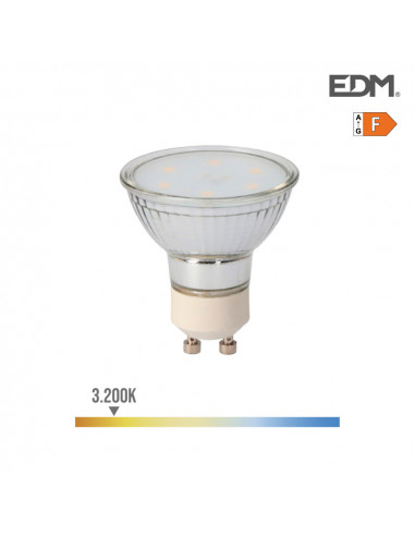 Bulbe dicroique LED GU10 5W 400LM 3200K VALID LIGHT ã¸5x5.5cm | EDM
