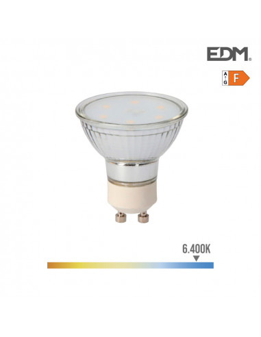 Bulbe dicroique LED GU10 5W 400LM 6400K Fria Light ã¸5x5.5cm | EDM