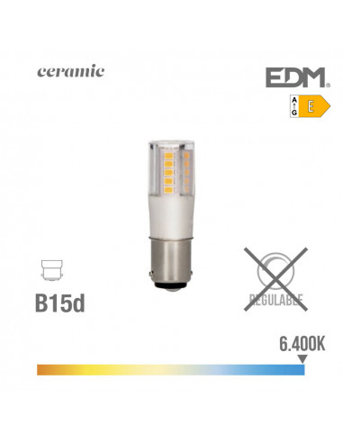 BAYONET LED B15D 6W 700LM 6400K Fria Light ã¸1,7x5,7cm | EDM