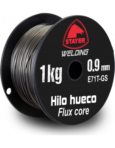 Flux core coil 0,9 mm Arame oco 1Kg para soldagem MIG | Stayer
