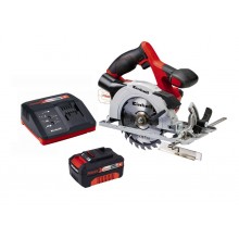KIT SIERRA CIRCULAR TE-CS 18 Li SOLO SIN BATERIA +CARGADOR BATERÍA POWER-X 18 V Y BATERIA REPUESTO 18V 4Ah 1h EINHELL