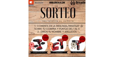 SORTEO DE TRES PREMIOS SÓLO POR DARNOS TU OPINIÓN